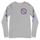 NO WEAPON FORMED 'DEVIL' BLUE/RED - Unisex Long Sleeve Tee