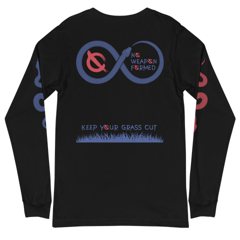 NO WEAPON FORMED 'SNAKES' BILLS BLUE/RED - Unisex Long Sleeve Tee