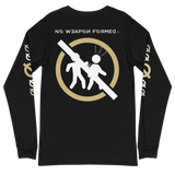 NO WEAPON FORMED 'BACKSTABBERS' GOLD/BLACK/WHITE - Unisex Long Sleeve Tee