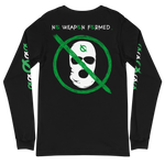 NO WEAPON FORMED 'ROBBER/OPPS' GREEN/BLACK/WHITE - Unisex Long Sleeve Tee