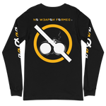 NO WEAPON FORMED 'SHOTGUN' BLACK/YELLOW - Unisex Long Sleeve Tee