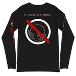 NO WEAPON FORMED 'DEVIL' BLACK/RED/WHITE - Unisex Long Sleeve Tee