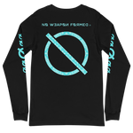 NO WEAPON FORMED LOGO PAISLEY MINT BANDANA PRINT - Unisex Long Sleeve Tee