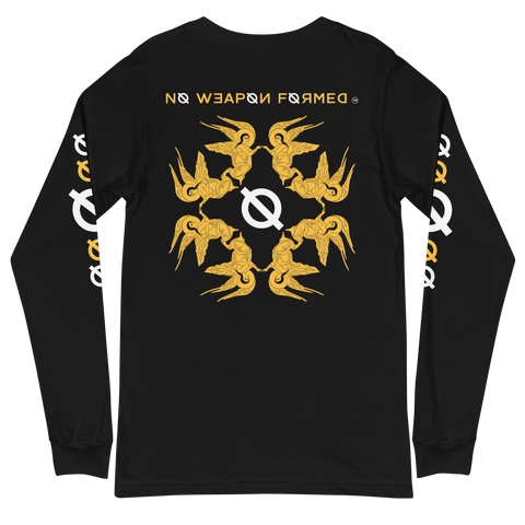 NO WEAPON FORMED "SURROUNDED BY ANGELS" - Unisex Long Sleeve Tee