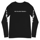 NO WEAPON FORMED 'ARROW & FEATHERS OF PROTECTION' BLACK/WHITE - Unisex Long Sleeve Tee