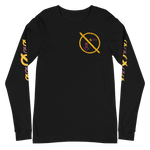 NO WEAPON FORMED 'ROBBER/OPPS' BURGUNDY/GOLD - Unisex Long Sleeve Tee