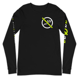 NO WEAPON FORMED 'SHOTGUN' BLACK/WHITE/NEON - Unisex Long Sleeve Tee