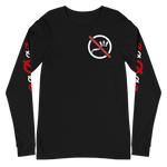 NO WEAPON FORMED 'SHOTGUN' BLACK/RED/WHITE - Unisex Long Sleeve Tee