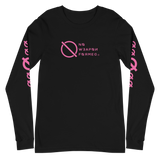 NO WEAPON FORMED 'ANGELS GOT YOUR BACK' PINK - Unisex Long Sleeve Tee