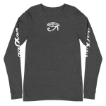 NO WEAPON FORMED HORUS EYE BLACK/WHITE - Unisex Long Sleeve Tee