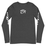 NO WEAPON FORMED HORUS EYE BLACK/WHITE - Unisex Long Sleeve Tee