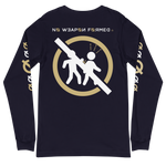 NO WEAPON FORMED 'BACKSTABBERS' GOLD/BLACK/WHITE - Unisex Long Sleeve Tee