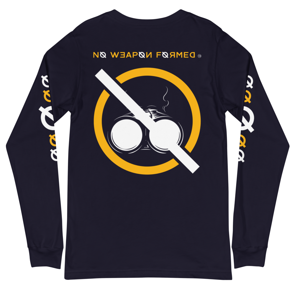 NO WEAPON FORMED 'SHOTGUN' BLACK/YELLOW - Unisex Long Sleeve Tee