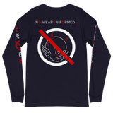 NO WEAPON FORMED 'DEVIL' BLACK/RED/WHITE - Unisex Long Sleeve Tee