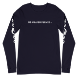 NO WEAPON FORMED 'ARROW & FEATHERS OF PROTECTION' BLACK/WHITE - Unisex Long Sleeve Tee