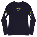 NO WEAPON FORMED HORUS EYE NEON GREEN/WHITE - Unisex Long Sleeve Tee