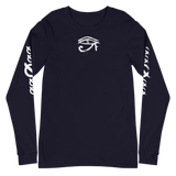 NO WEAPON FORMED HORUS EYE BLACK/WHITE - Unisex Long Sleeve Tee