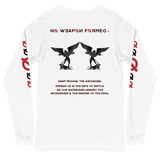 NO WEAPON FORMED 'SAINT MICHAEL THE ARCHANGEL' - Unisex Long Sleeve Tee