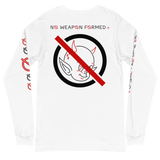 NO WEAPON FORMED 'DEVIL' BLACK/RED/WHITE - Unisex Long Sleeve Tee