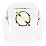 NO WEAPON FORMED FLANNEL BLACK/YELLOW - Unisex Long Sleeve Tee