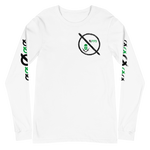 NO WEAPON FORMED 'ROBBER/OPPS' GREEN/BLACK/WHITE - Unisex Long Sleeve Tee