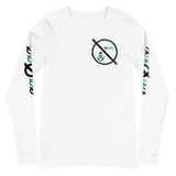 NO WEAPON FORMED 'ROBBER/OPPS' GREEN/BLACK/WHITE - Unisex Long Sleeve Tee