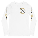 NO WEAPON FORMED 'BACKSTABBERS' GOLD/BLACK/WHITE - Unisex Long Sleeve Tee