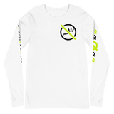 NO WEAPON FORMED 'SHOTGUN' BLACK/WHITE/NEON - Unisex Long Sleeve Tee