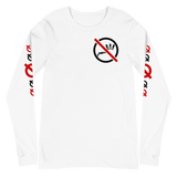 NO WEAPON FORMED 'SHOTGUN' BLACK/RED/WHITE - Unisex Long Sleeve Tee