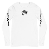 NO WEAPON FORMED HORUS EYE BLACK/WHITE - Unisex Long Sleeve Tee