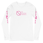 NO WEAPON FORMED 'ANGELS GOT YOUR BACK' PINK - Unisex Long Sleeve Tee