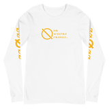 NO WEAPON FORMED 'ANGELS GOT YOUR BACK' YELLOW - Unisex Long Sleeve Tee