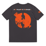 NO WEAPON FORMED DRIPPING ORANGE LOGO - Unisex organic cotton t-shirt