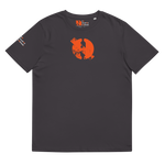 NO WEAPON FORMED DRIPPING ORANGE LOGO - Unisex organic cotton t-shirt