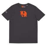 NO WEAPON FORMED DRIPPING ORANGE LOGO - Unisex organic cotton t-shirt