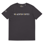 NO WEAPON FORMED "PRAYING ANGELS" GOLD/BLACK/WHITE - Unisex organic cotton t-shirt