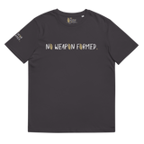 NO WEAPON FORMED "PRAYING ANGELS" GOLD/BLACK/WHITE - Unisex organic cotton t-shirt