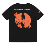 NO WEAPON FORMED DRIPPING ORANGE LOGO - Unisex organic cotton t-shirt