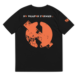 NO WEAPON FORMED DRIPPING ORANGE LOGO - Unisex organic cotton t-shirt