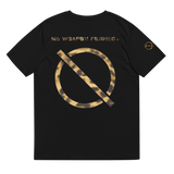 NO WEAPON FORMED LEOPARD PATTERN LOGO - Unisex organic cotton t-shirt