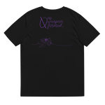 NO WEAPON FORMED "BOW & ARROW ANGELS" PURPLE - Unisex organic cotton t-shirt