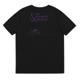 NO WEAPON FORMED "BOW & ARROW ANGELS" PURPLE - Unisex organic cotton t-shirt