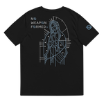 NO WEAPON FORMED "LADY OF GUADALUPE" BABY BLUE/NAVY BLUE/ WHITE - Unisex organic cotton t-shirt