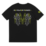 NO WEAPON FORMED "CONTOURED ANGEL" NEON/WHITE/BLACK - Unisex organic cotton t-shirt