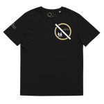 NO WEAPON FORMED 'BACKSTABBERS' GOLD/BLACK/WHITE - Unisex organic cotton t-shirt