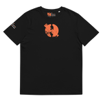 NO WEAPON FORMED DRIPPING ORANGE LOGO - Unisex organic cotton t-shirt