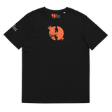 NO WEAPON FORMED DRIPPING ORANGE LOGO - Unisex organic cotton t-shirt