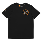 NO WEAPON FORMED 'ROBBER/OPPS' ORANGE/WHITE/BLACK - Unisex organic cotton t-shirt