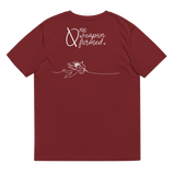 NO WEAPON FORMED "BOW & ARROW ANGELS" WHITE/BLACK - Unisex organic cotton t-shirt