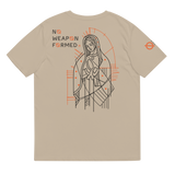 NO WEAPON FORMED "LADY OF GUADALUPE" BLACK/ORANGE - Unisex organic cotton t-shirt